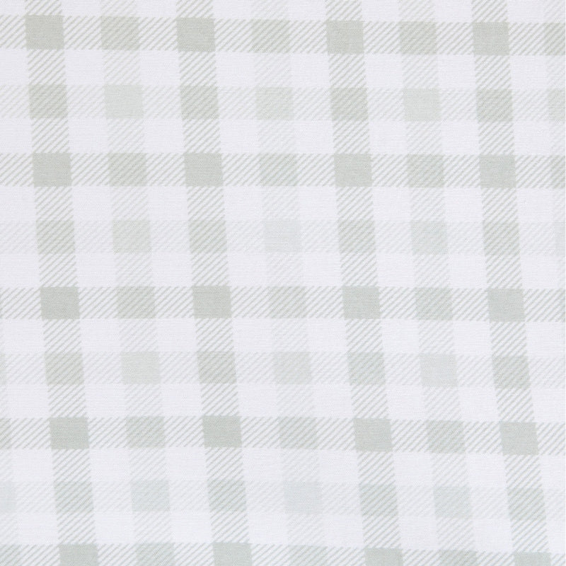 All4Ella Organic jersey swaddle - Gingham Sage
