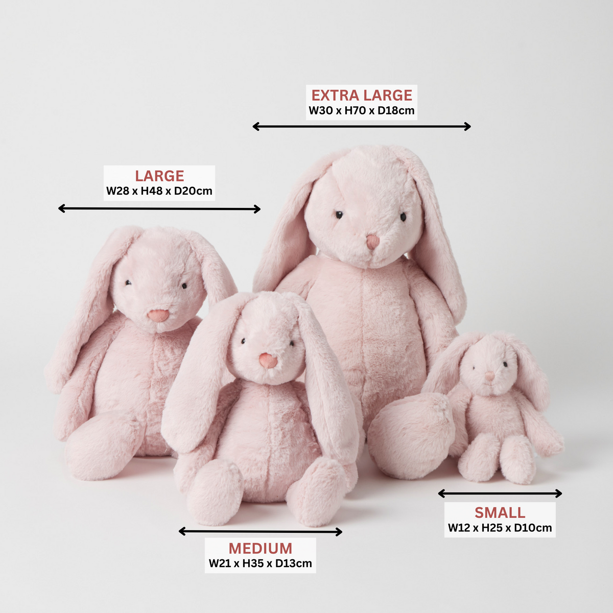 Jiggle and Giggle Pink Bunny - Medium