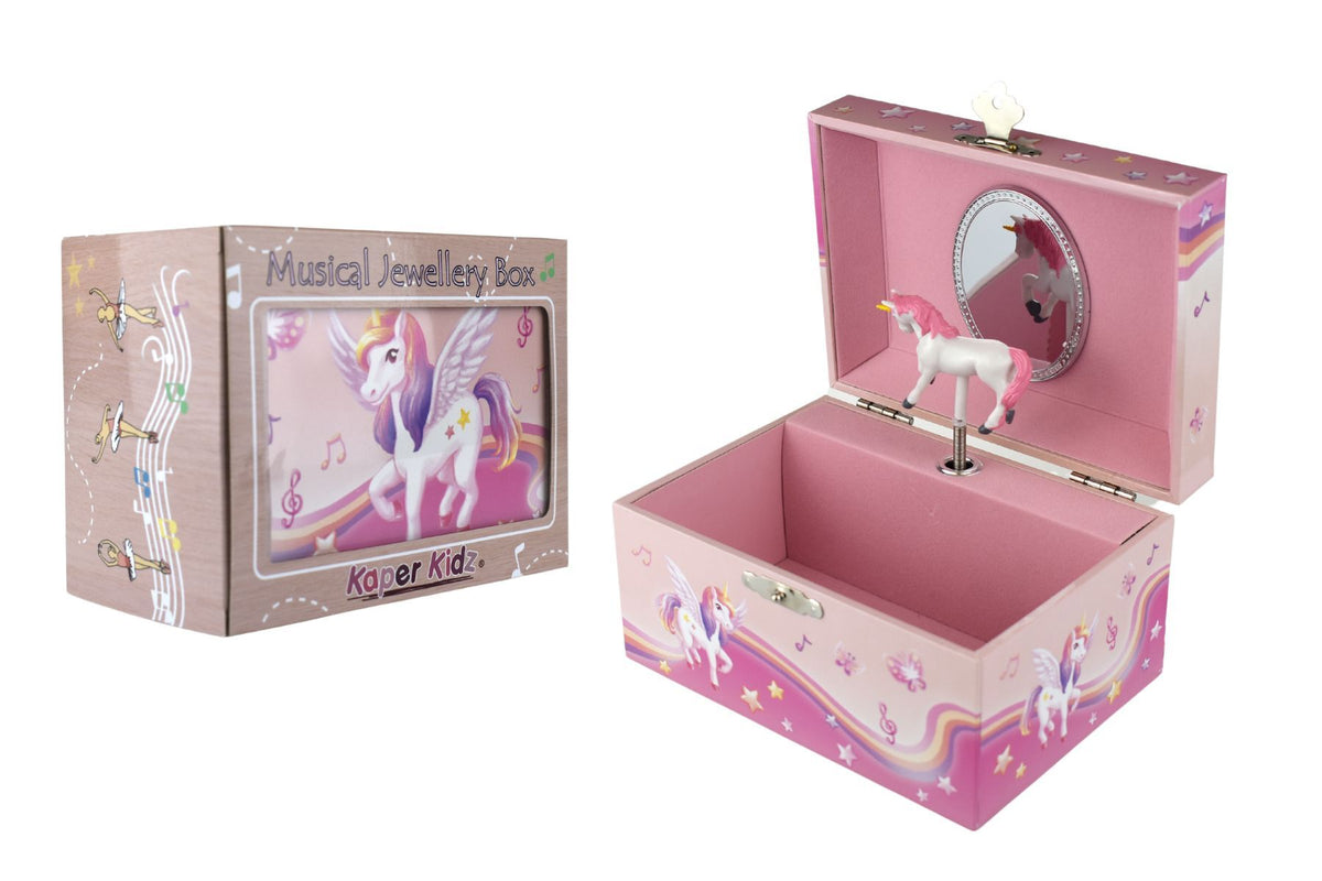 Kaper Kidz Musical Jewellery Box - Nutmeg Unicorn