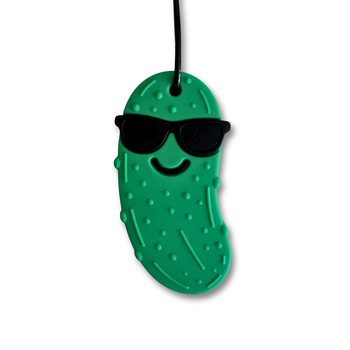 Jellystone Designs Your Positive Pickle Pendant Chew Necklace - Chilled Green