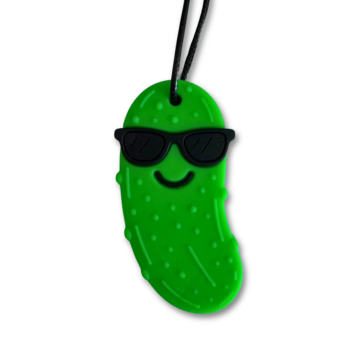 Jellystone Designs Your Positive Pickle Pendant Chew Necklace - Tangy Green