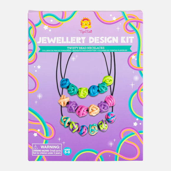 Jewellery Design Kit - Twisty Beads Necklaces