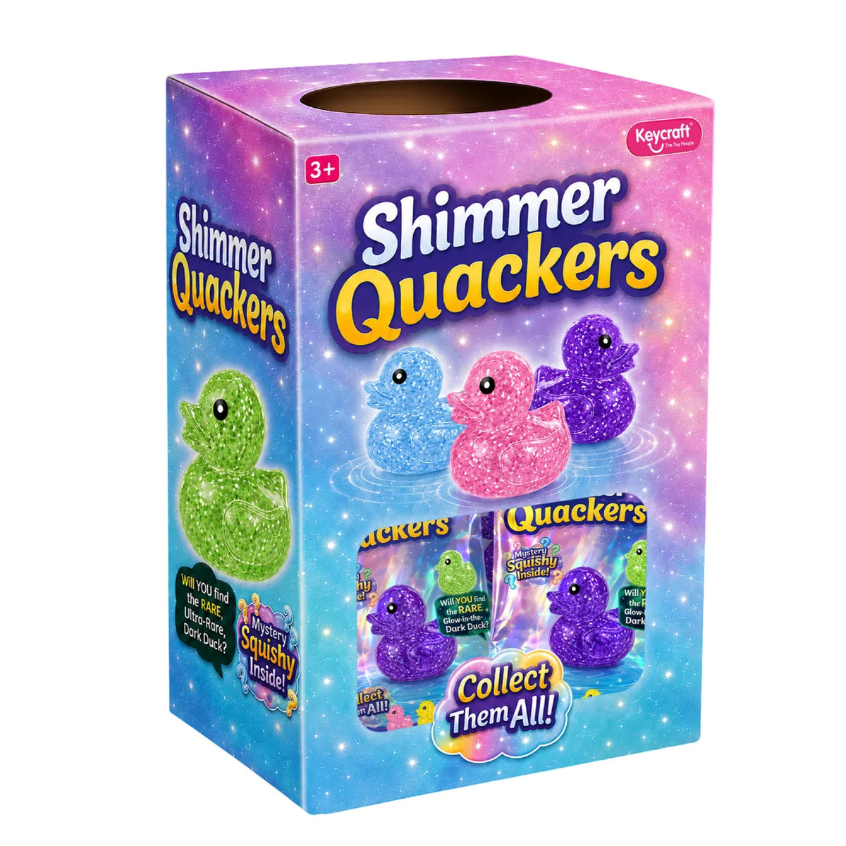 Keycraft Shimmer Quackers Mystery Squish
