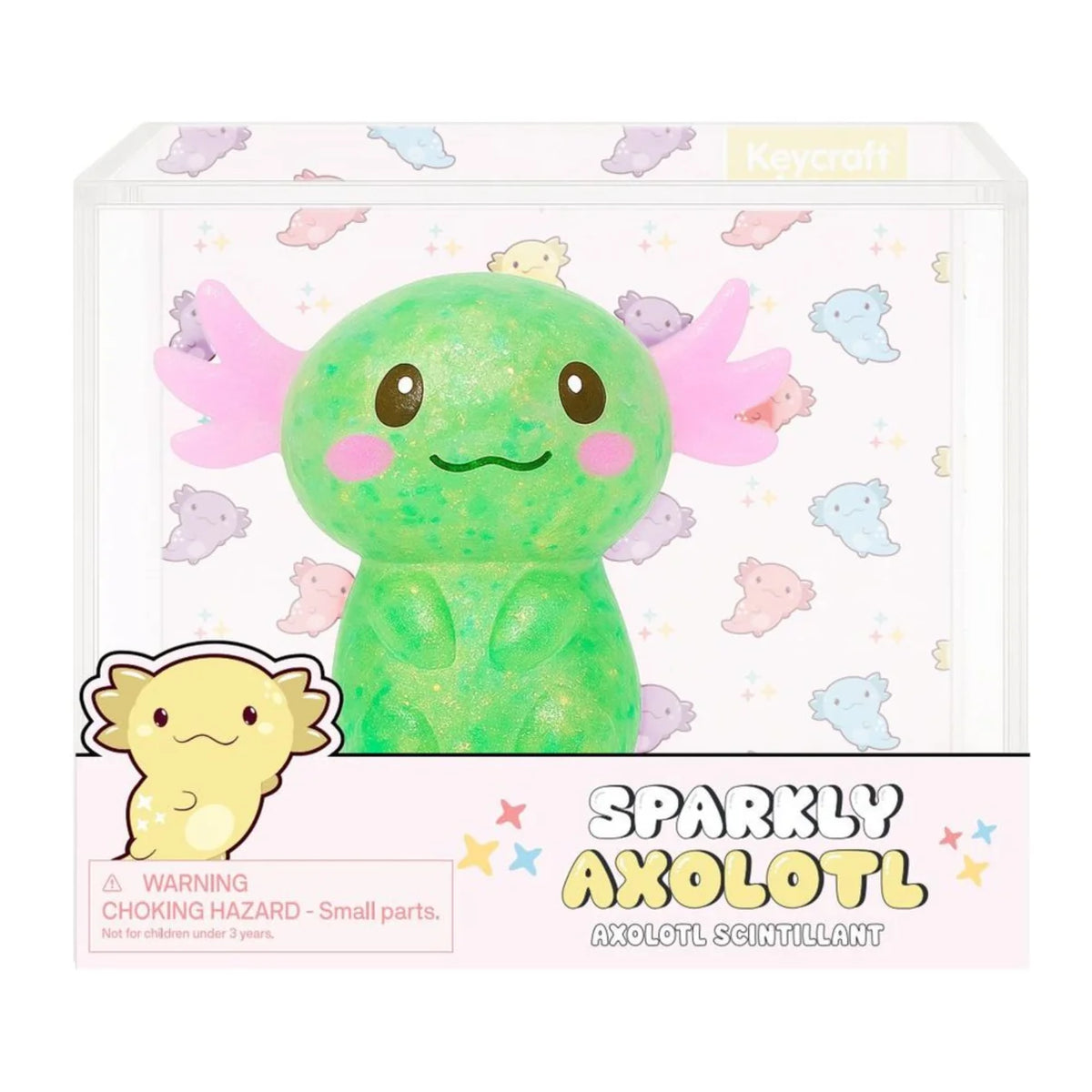 Keycraft - Squishy Sparkly Axolotl