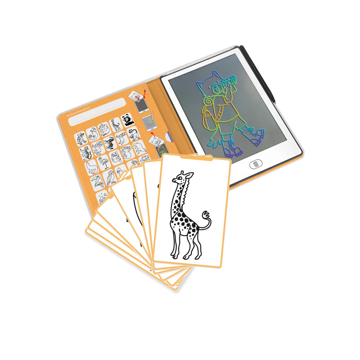 Kidydraw Mini Drawing Tablet - Animals