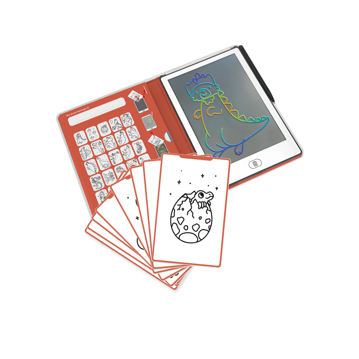 Kidydraw Mini Drawing Tablet - Dinosaurs