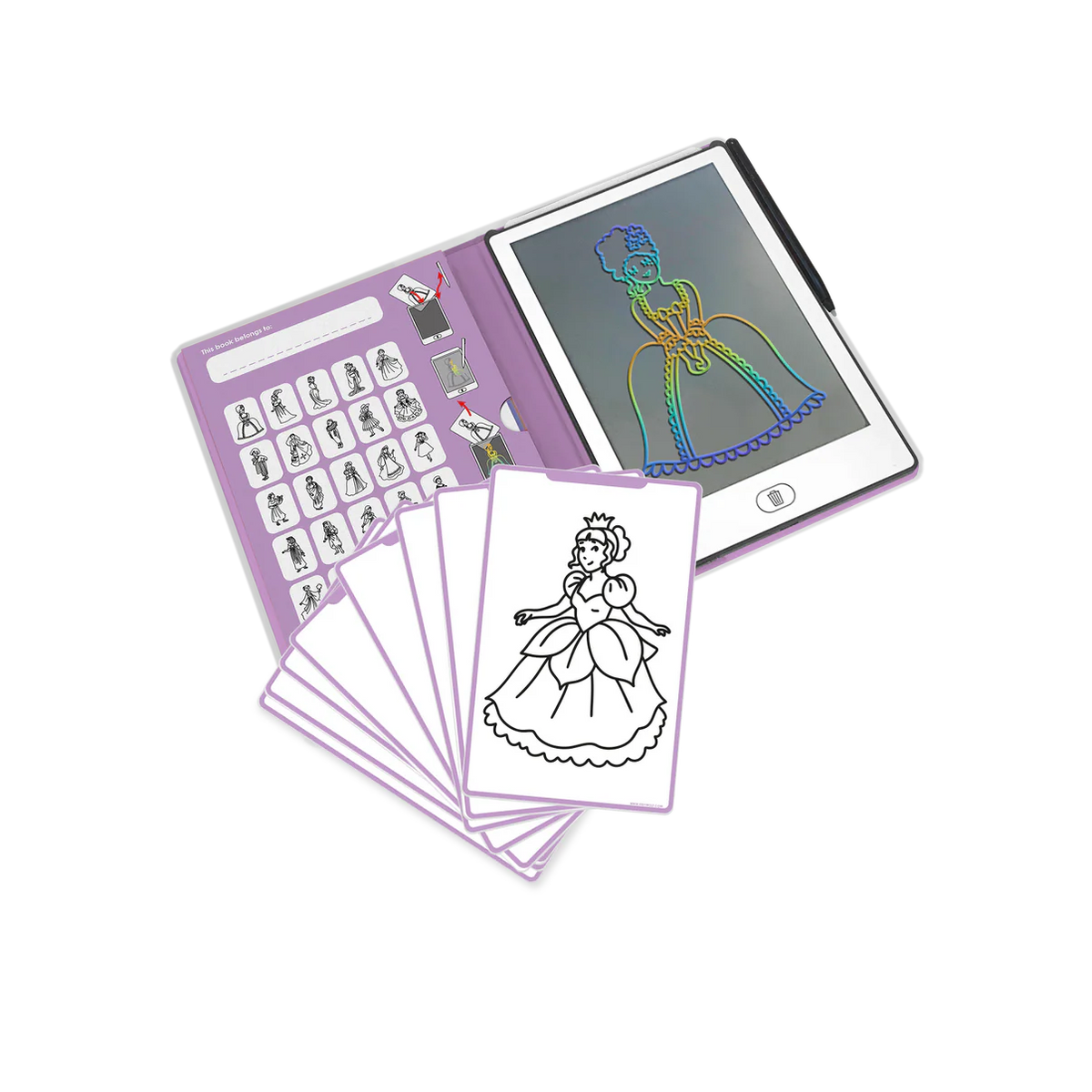 Kidydraw Mini Drawing Tablet - Princess