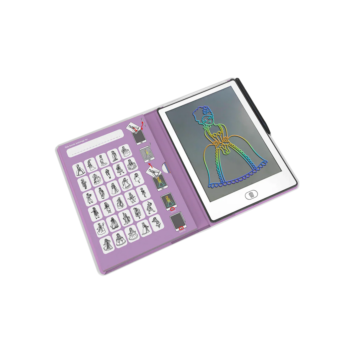 Kidydraw Mini Drawing Tablet - Princess