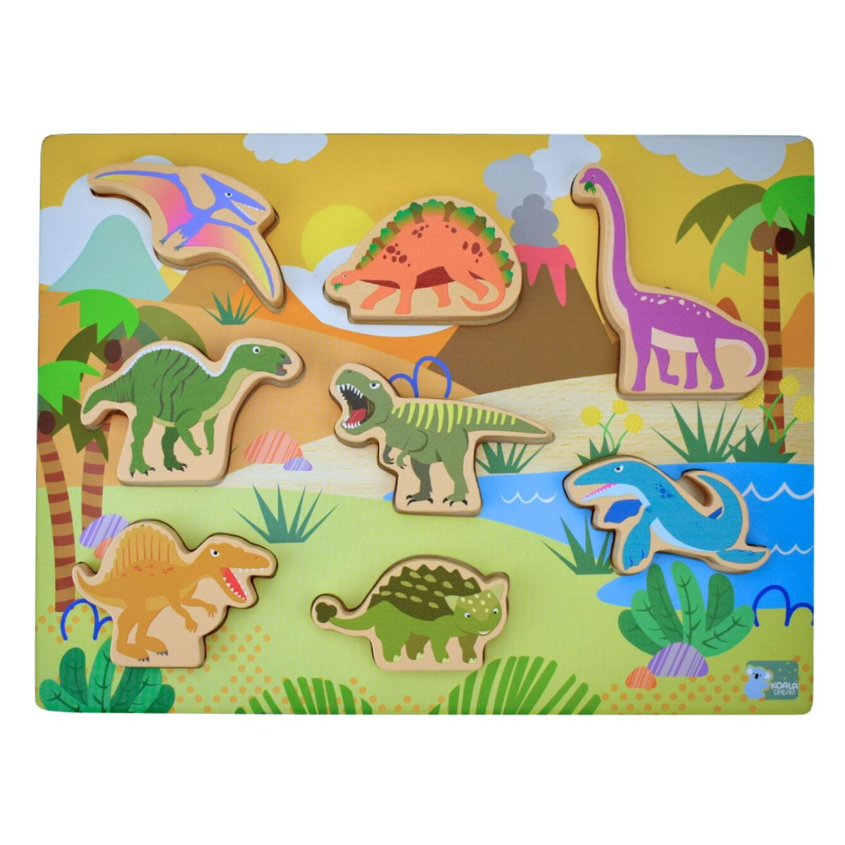 Koala Dream Chunky Puzzle -Dinosaur