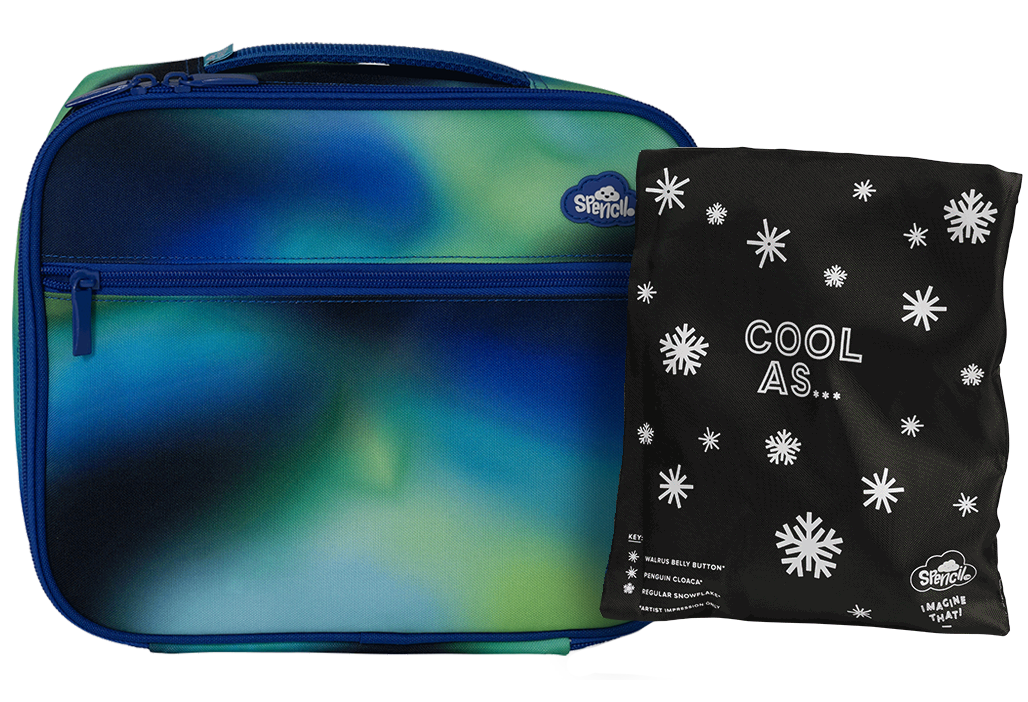 Spencil Big Cooler Lunch Bag + Chill Pack - Galactic Glow