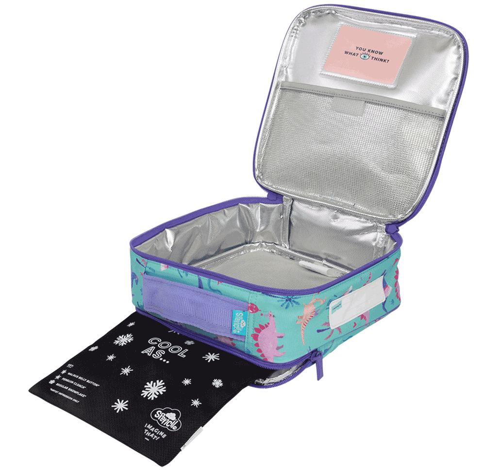 Spencil Little Cooler Lunch Bag + Chill Pack - Roar-some