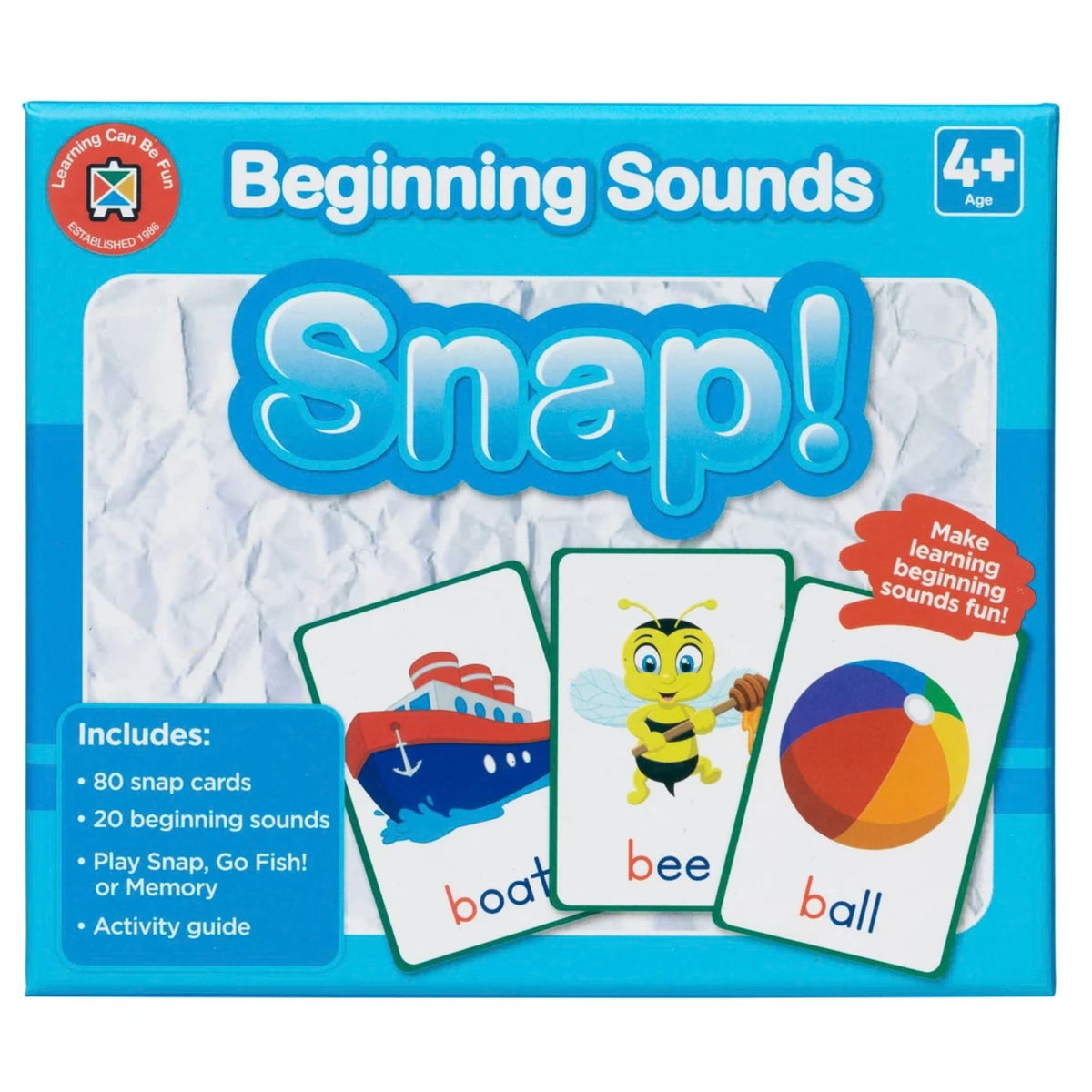 Learning Can Be Fun Beginning Sounds Snap!