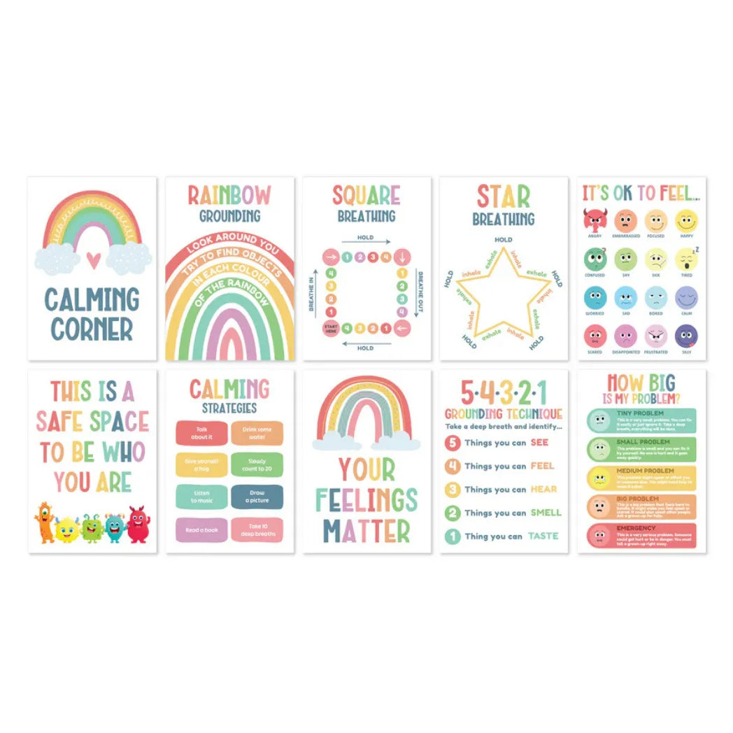 Giggle & Grow Calming Corner Poster - Set of 10