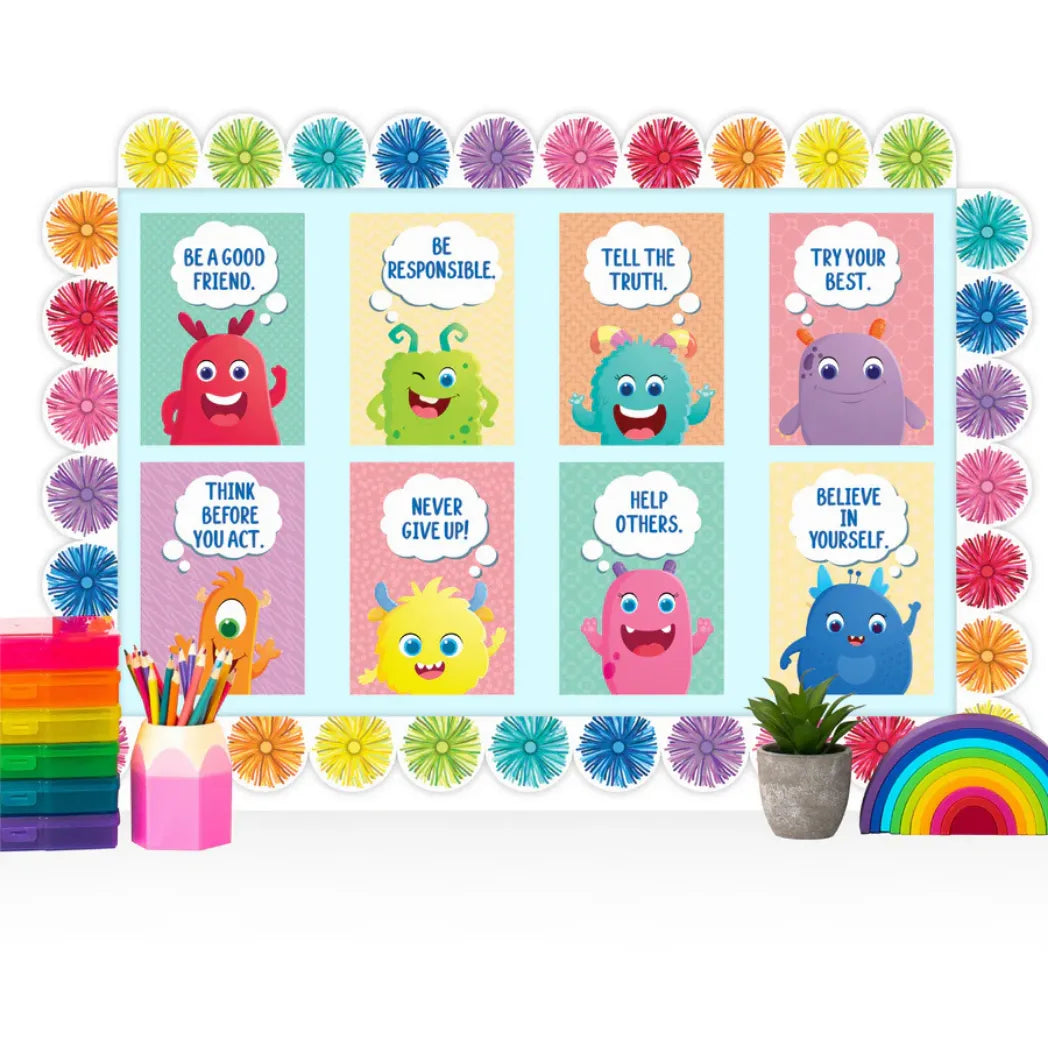 Giggle & Grow Character Traits Poster - Set of 8