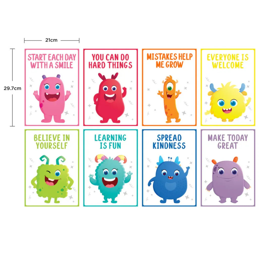 Giggle & Grow Motivational Poster - Set of 8