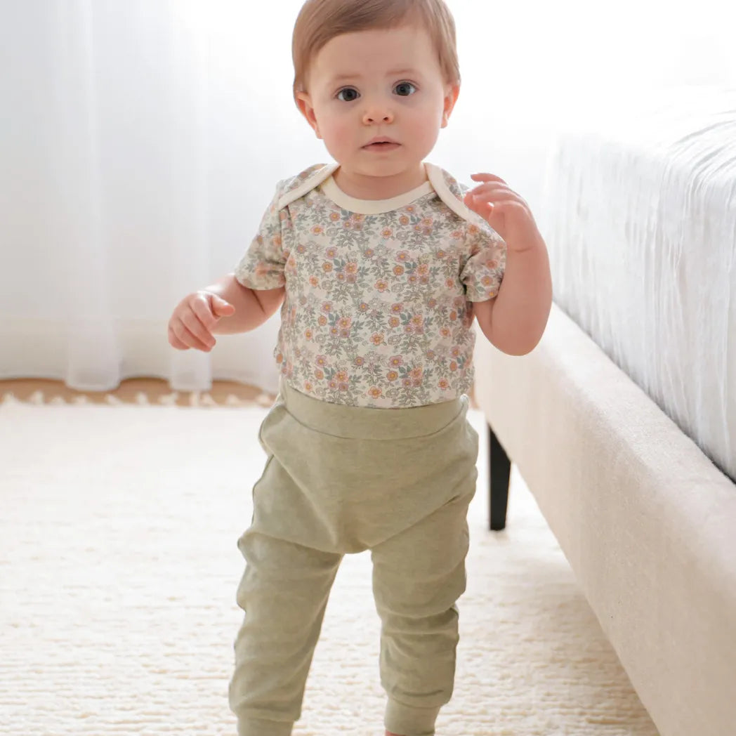 Lummi in Colour Baby Short Sleeve Bodysuit - Daisy Daisy