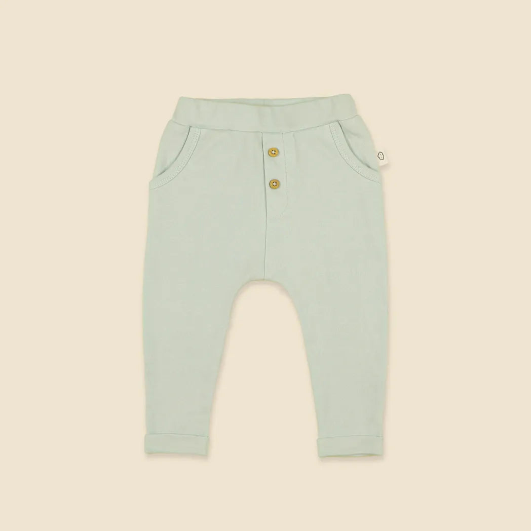 Lummi in Colour Baby Slouchy Track Pants - Lime Green