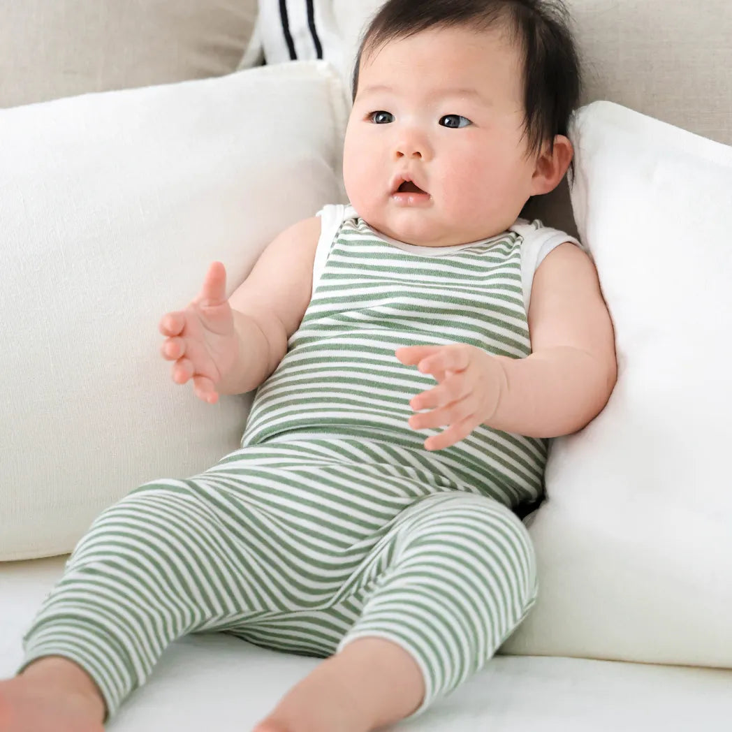 Lummi in Colour Comfy Baby Leggings - Forest Stripes