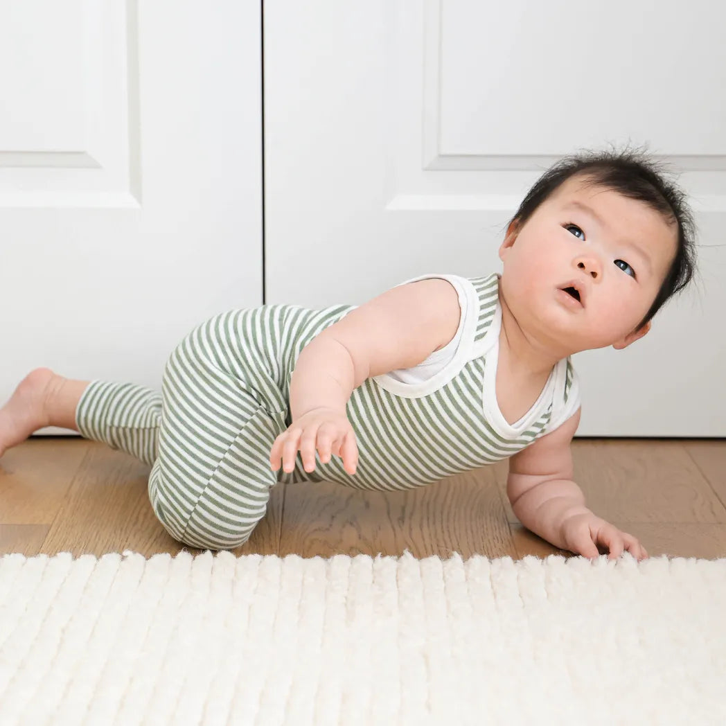 Lummi in Colour Comfy Baby Leggings - Forest Stripes