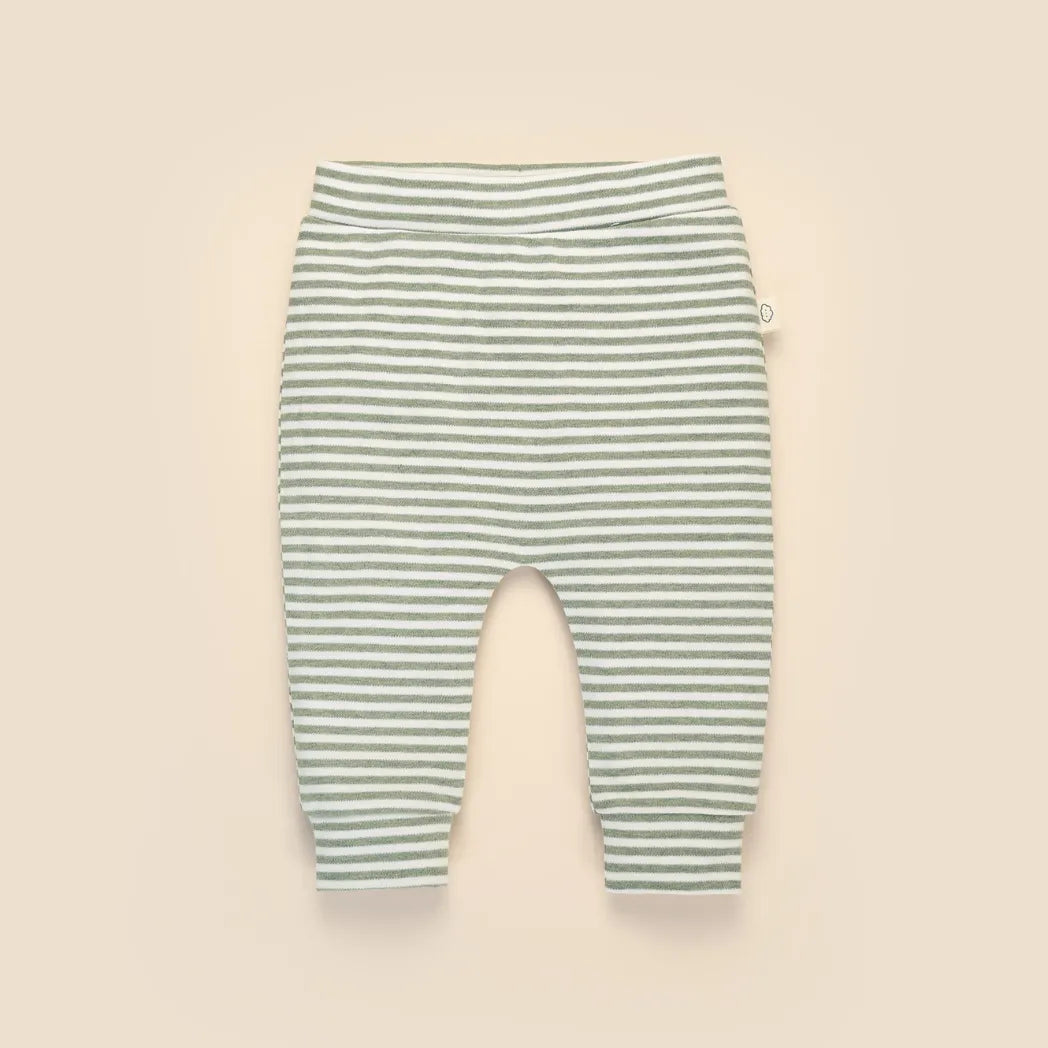 Lummi in Colour Comfy Baby Leggings - Forest Stripes