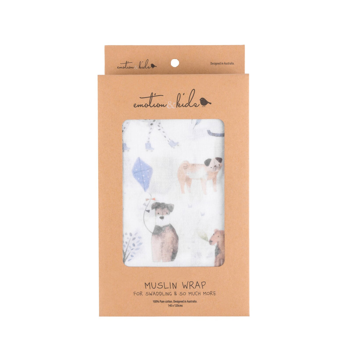 Emotion &amp; Kids Dogs Day Out Muslin Wrap