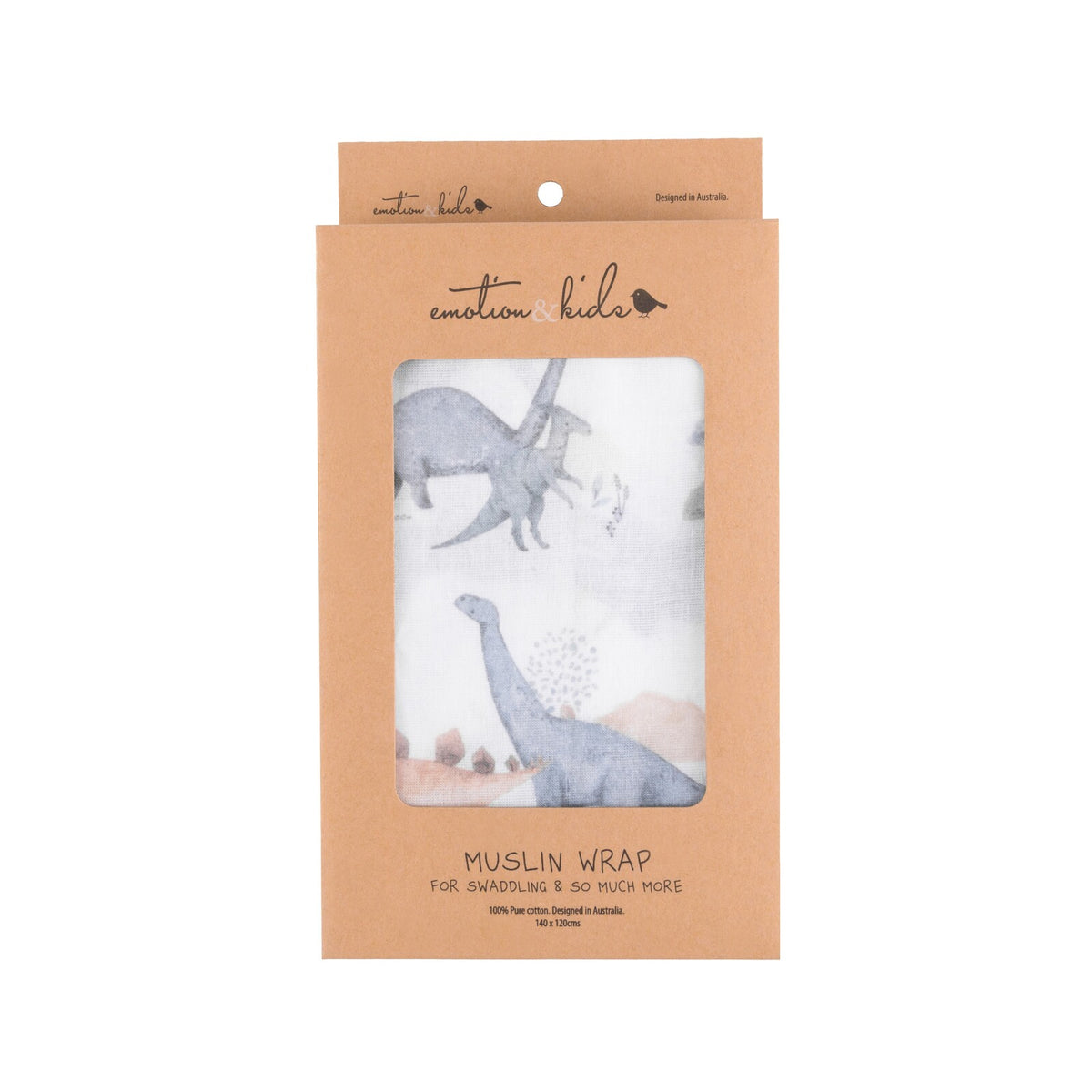 Emotion &amp; Kids Dinosaurs Adventure Muslin Wrap