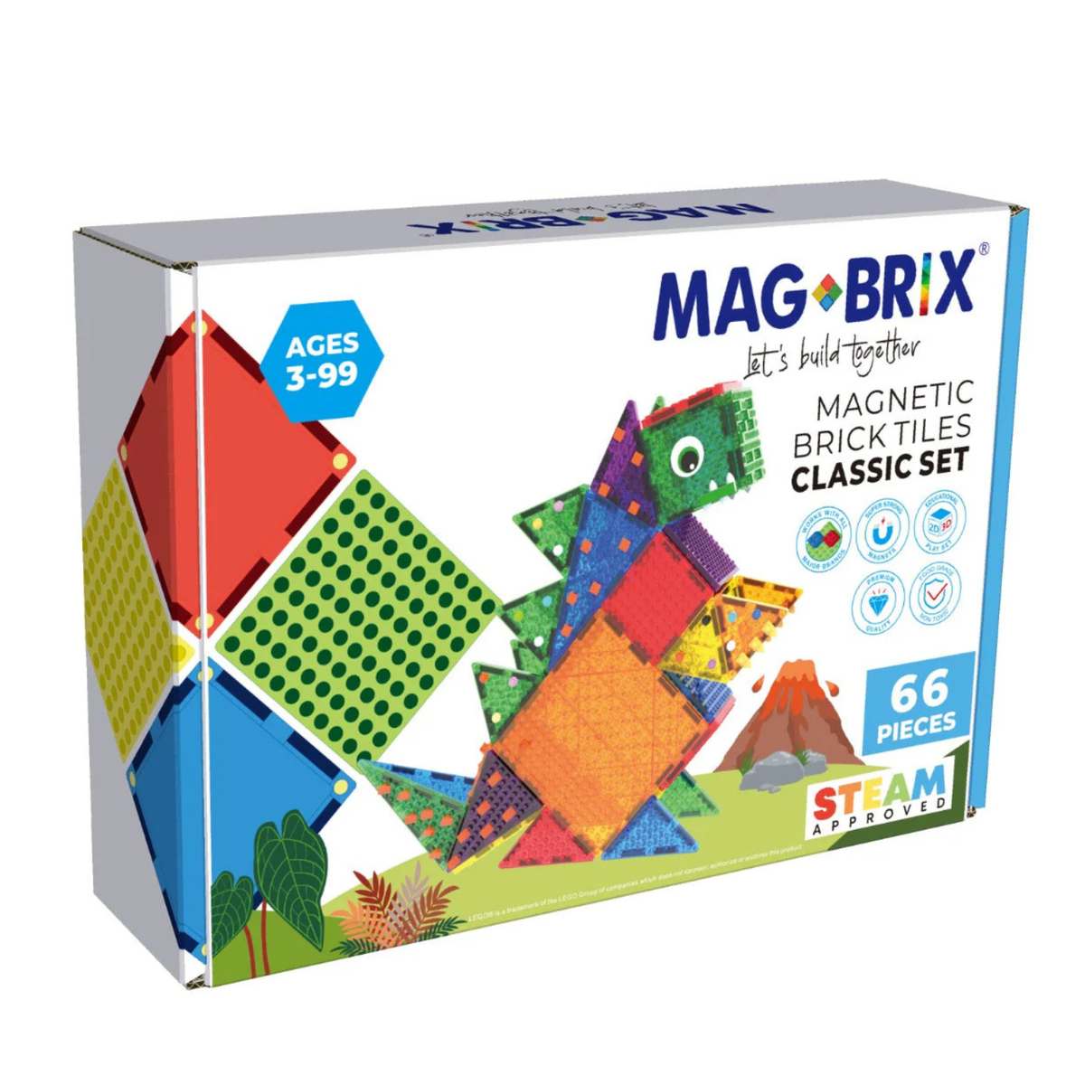MAGBRIX 66 PCS Translucent Set