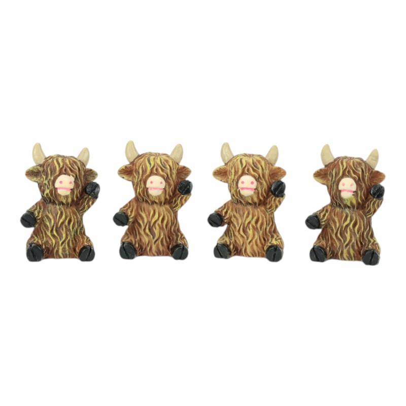 Mini Highland Cow - 4cm