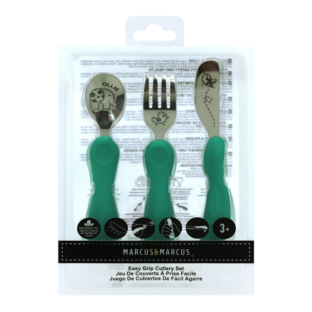 Easy Grip Cutlery Set - Elephant
