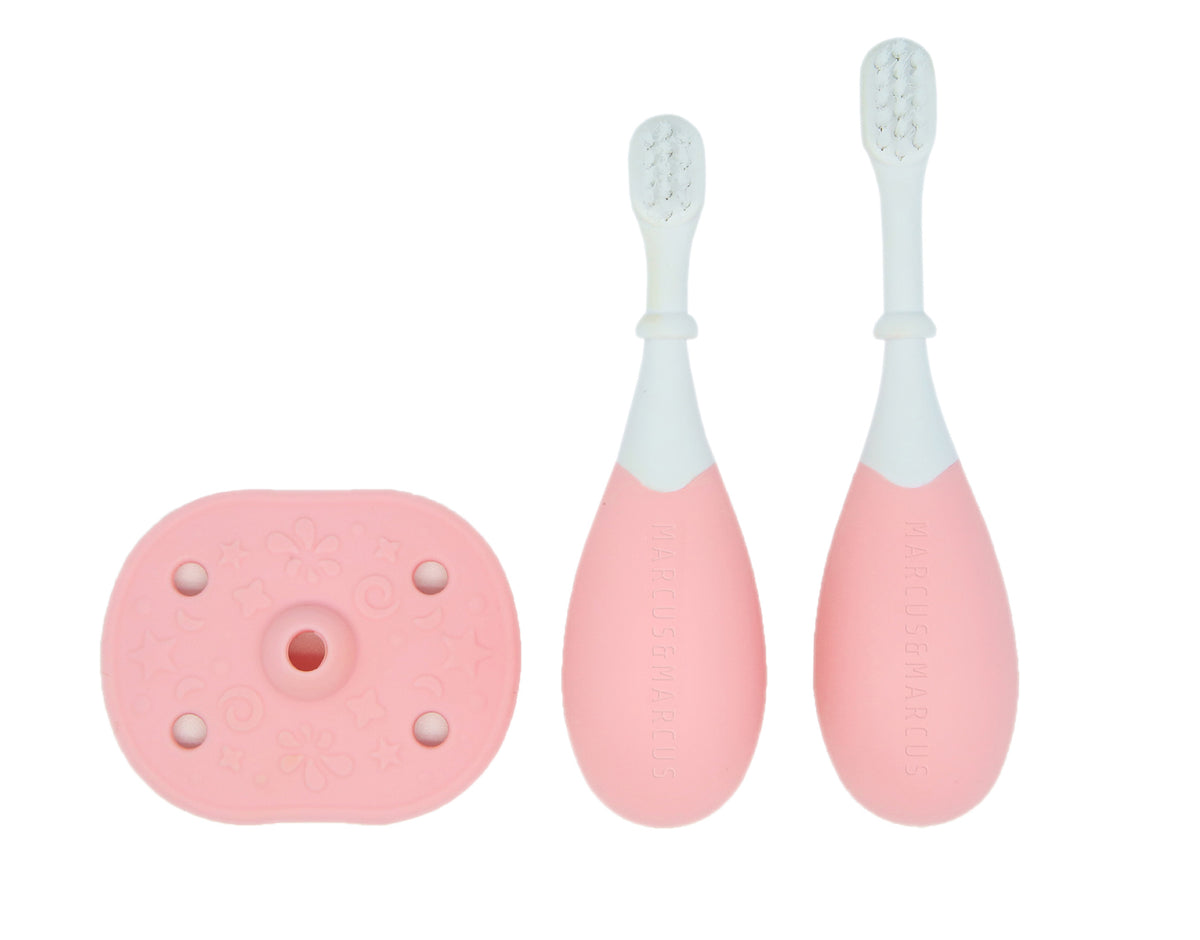 Three Stage Palm Grasp Toothbrush Set