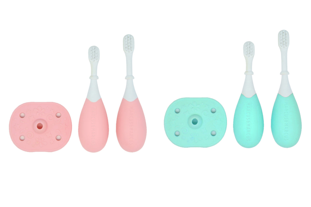 Three Stage Palm Grasp Toothbrush Set