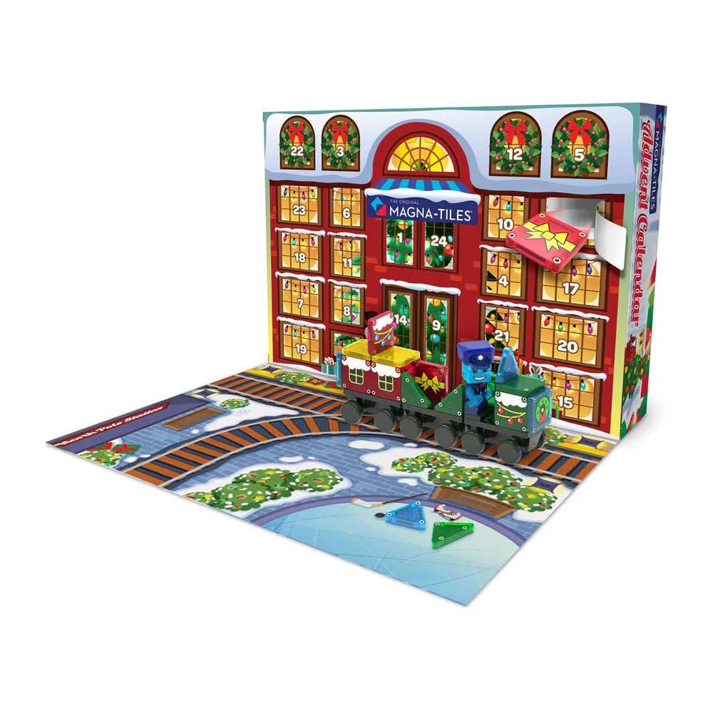 Magna-Tiles MicroMags Advent Calendar - 34 Piece Set
