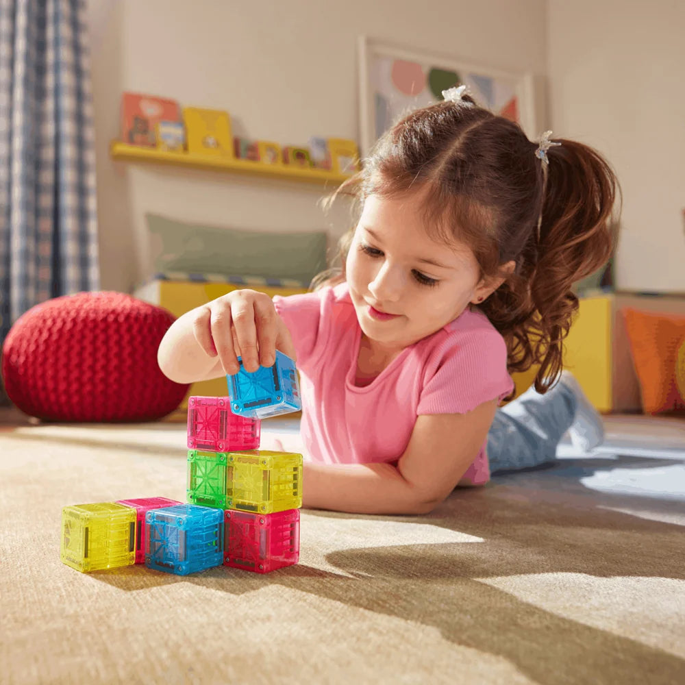 Magna-Tiles microMAGS Cubes - 9 Piece Set