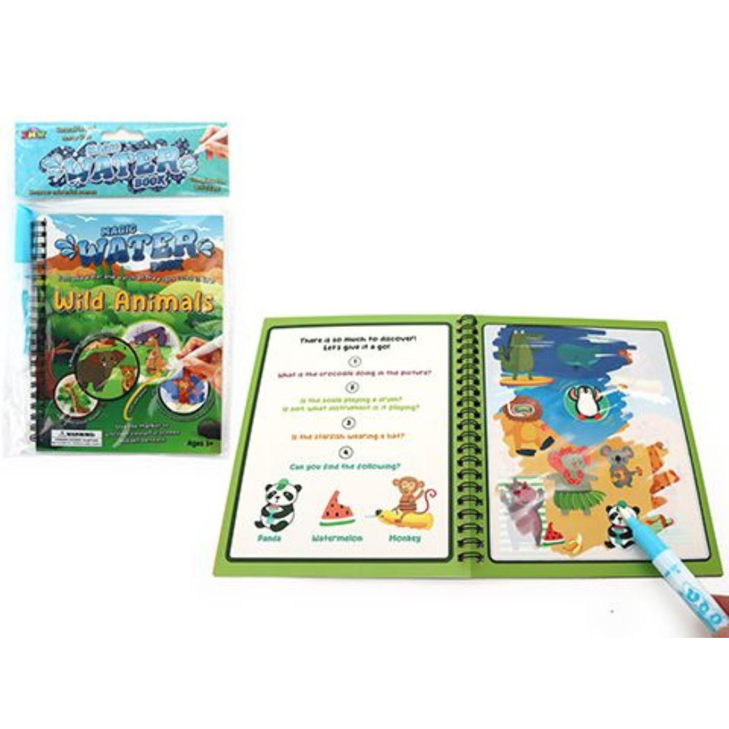 Magic Water Book - Wild Animals
