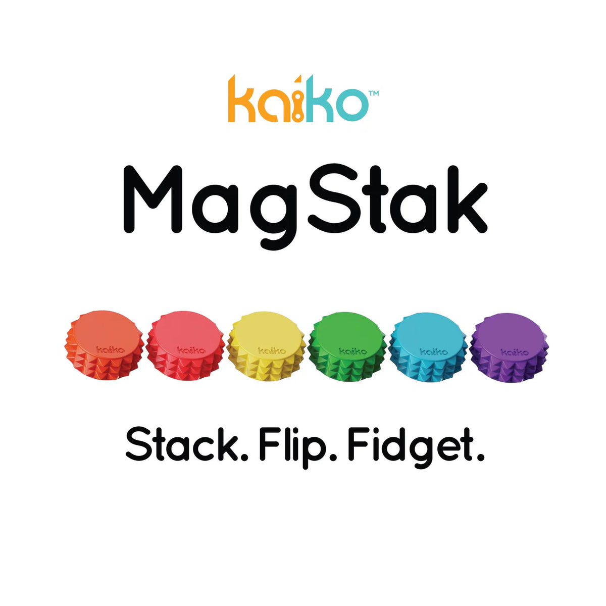 Kaiko Fidgets MagStak Core - Rainbow