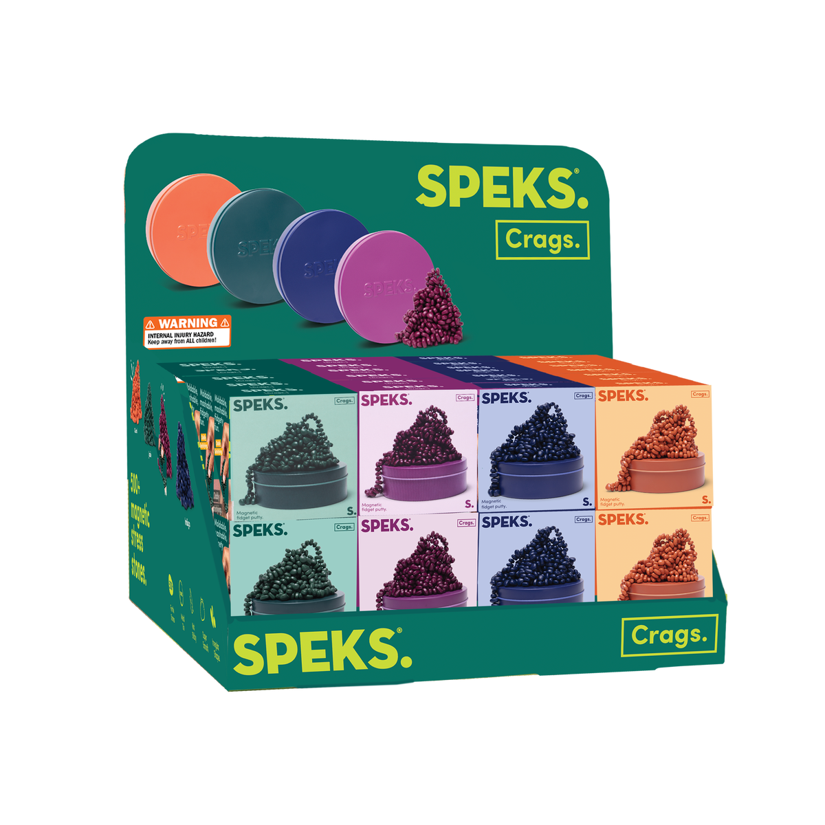 Speks Crags Mini Magnetic Putty - Matte