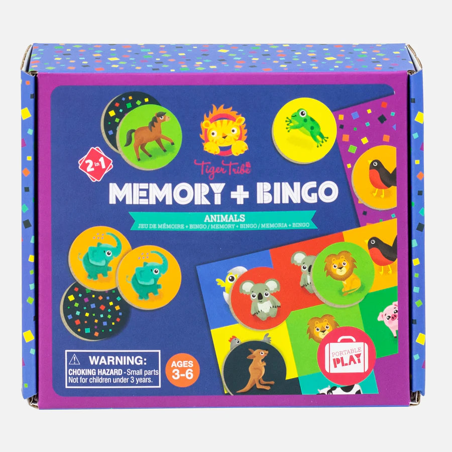 Memory + Bingo - Animals