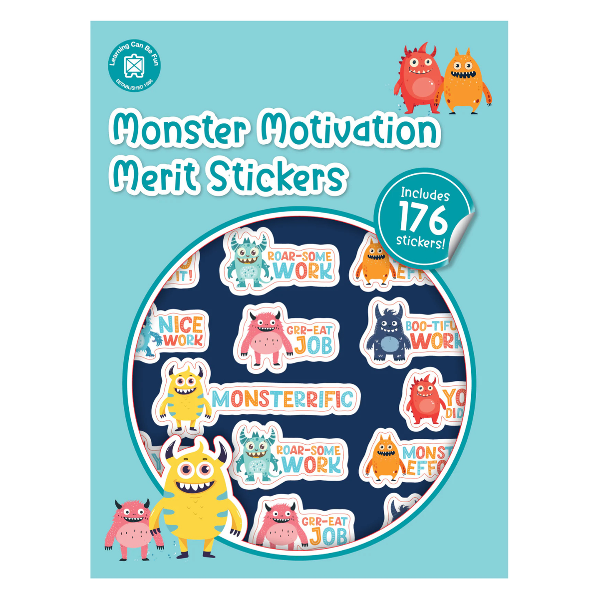 Merit Sticker Book - Monster Motivation