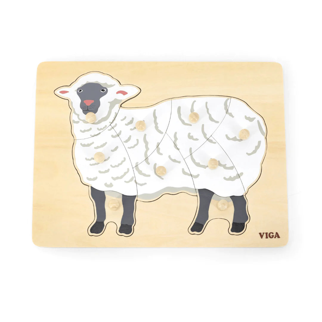 Viga Montessori Puzzle - Sheep