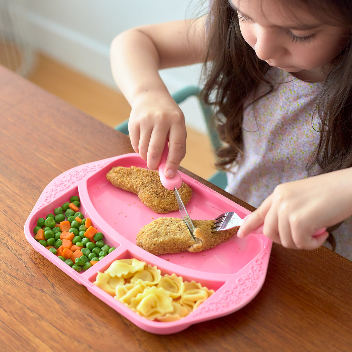 Easy Grip Cutlery Set - Pig