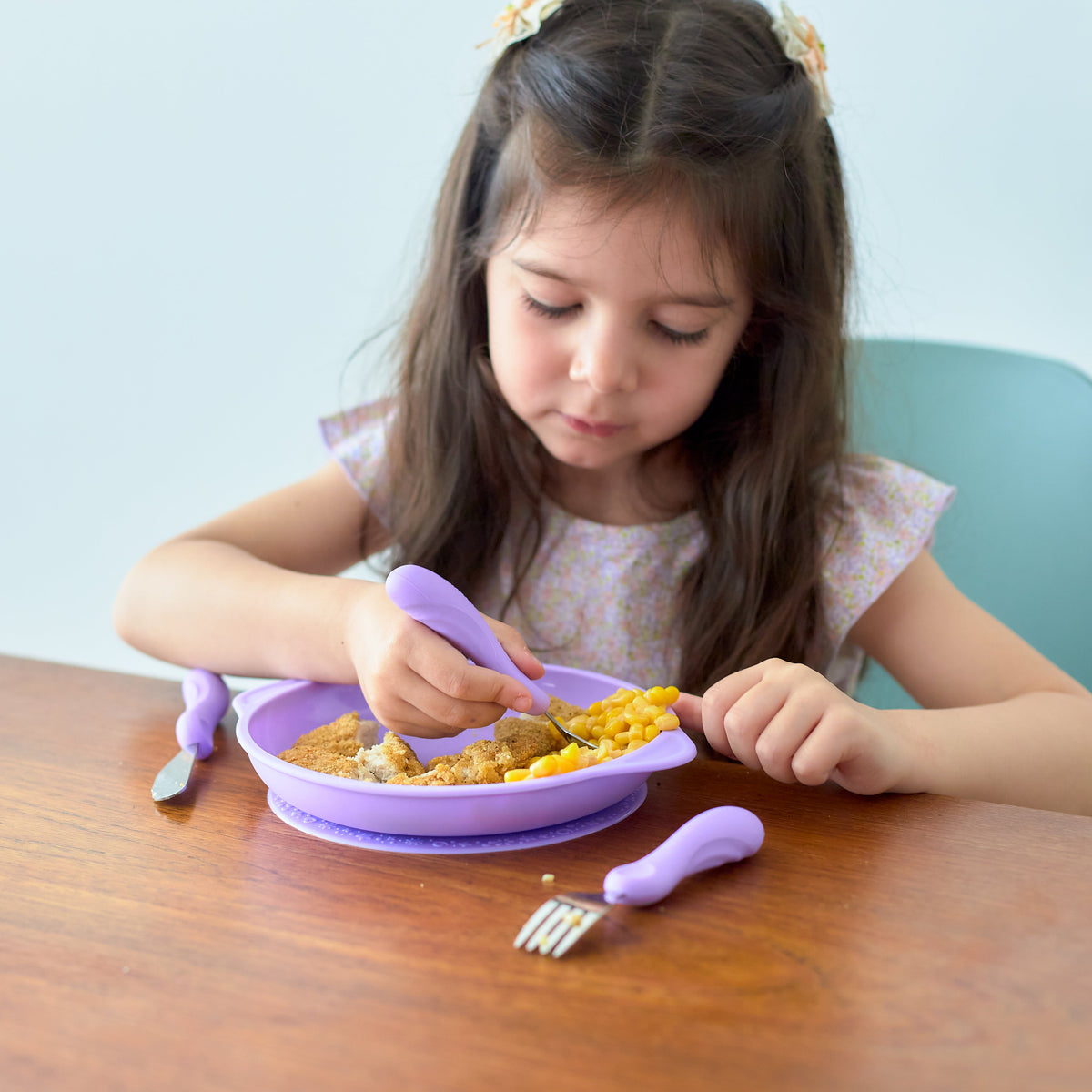 Easy Grip Cutlery Set - Whale