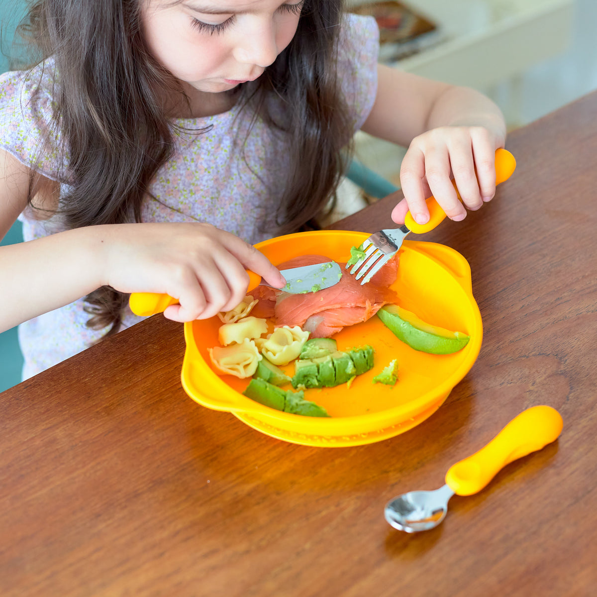 Easy Grip Cutlery Set - Giraffe