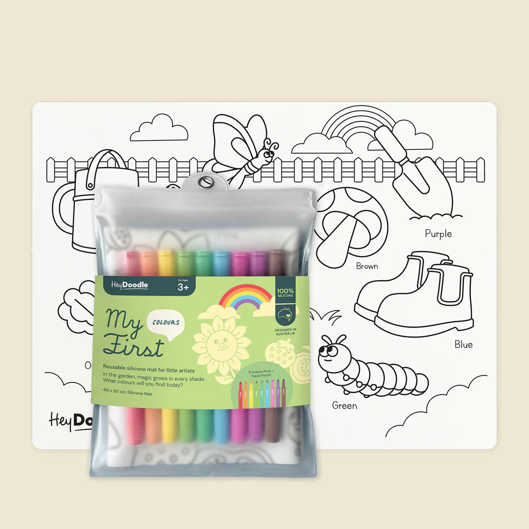 HeyDoodle My First Colours Colouring & Doodle Mat