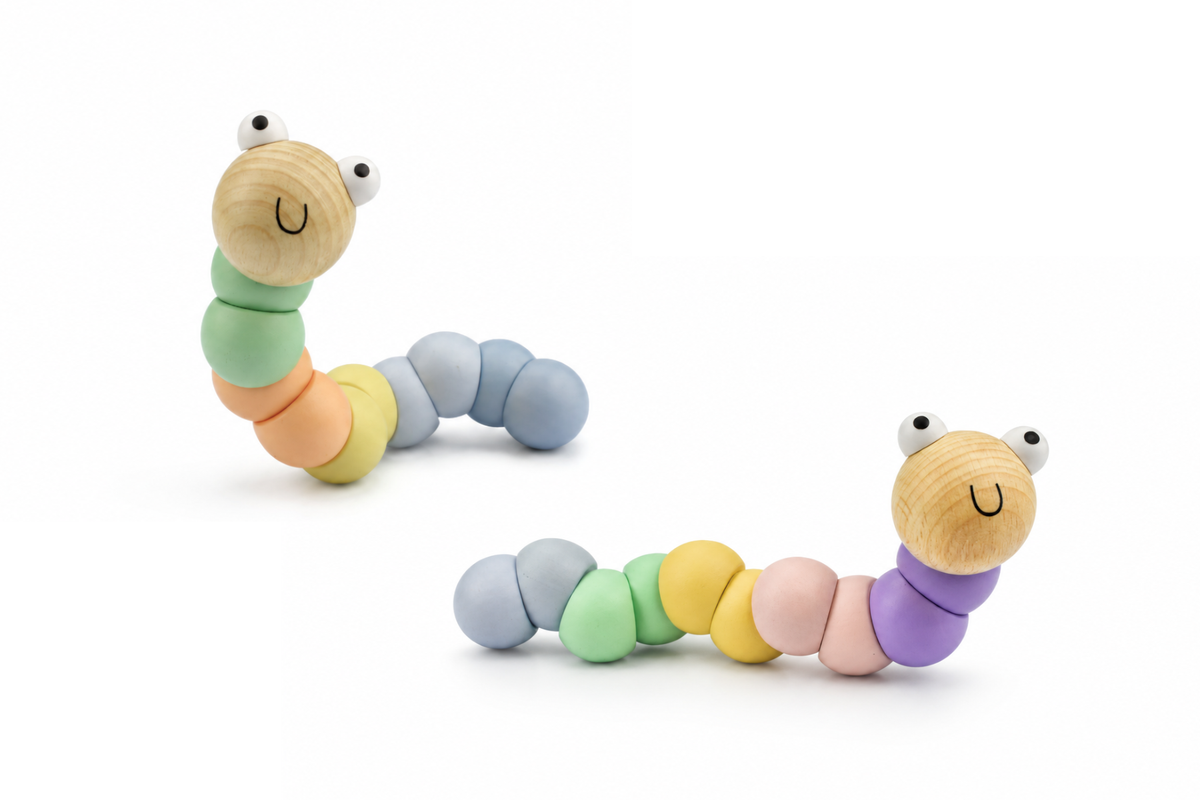 Koala Dream Pastel Wiggle Worm
