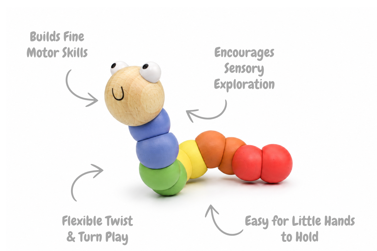 Koala Dream Rainbow Wiggle Worm
