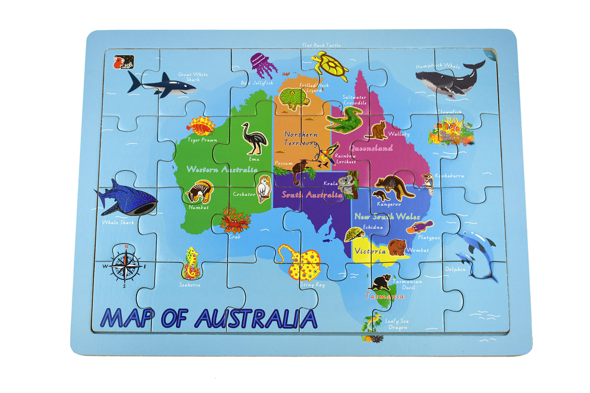 Koala Dream Map of Australia Puzzle