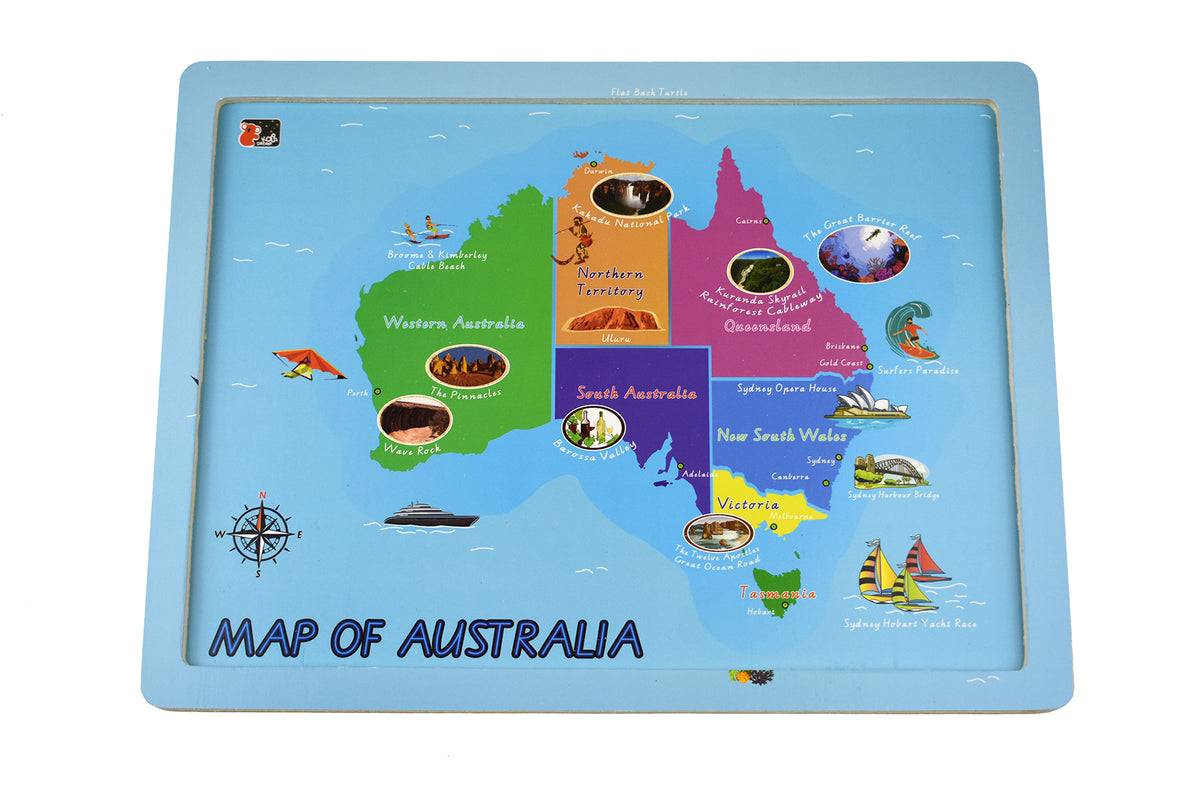 Koala Dream Map of Australia Puzzle