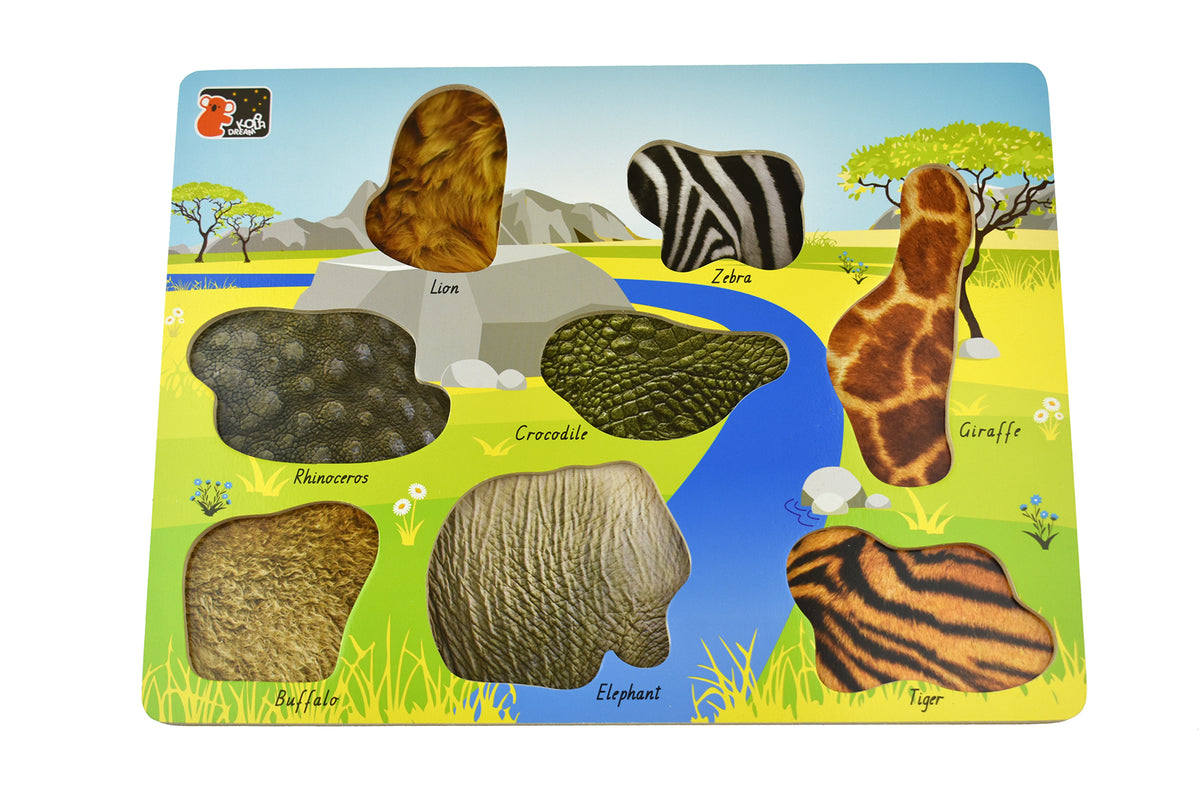 2 in 1 Wild Animal Peg Puzzle