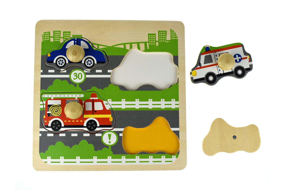 Kaper Kidz Traffic Peg Puzzle