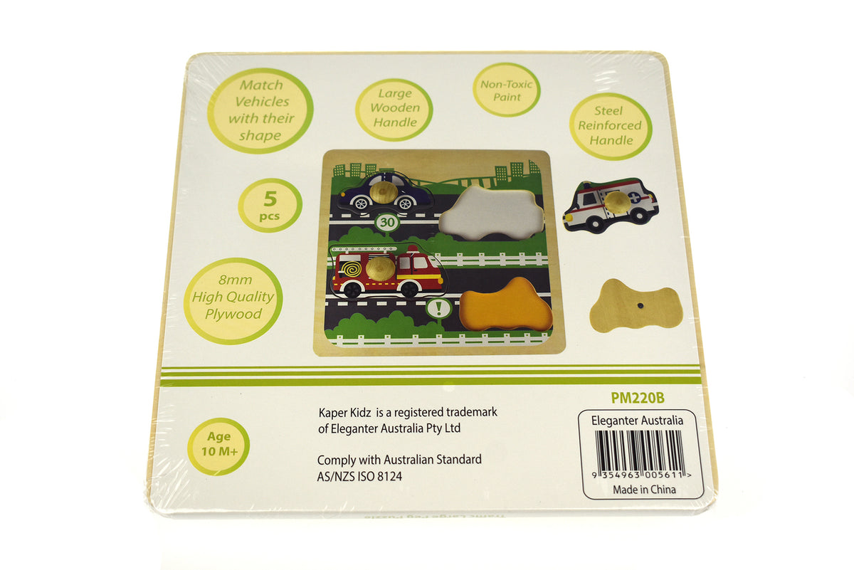 Kaper Kidz Traffic Peg Puzzle